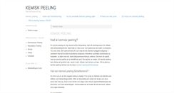 Desktop Screenshot of kemiskpeeling.se